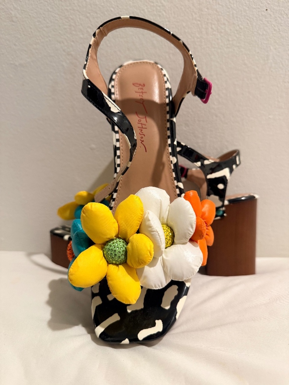 Betsey Johnson Kinslee Floral Platform Heels